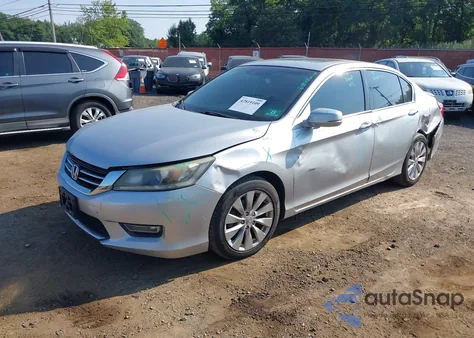 2013 Honda Accord Ex-L V-6 from USA, damaged, VIN 1HGCR3F85DA002037